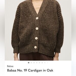 Babaa No 19 Oak Button-Front Cardigan
